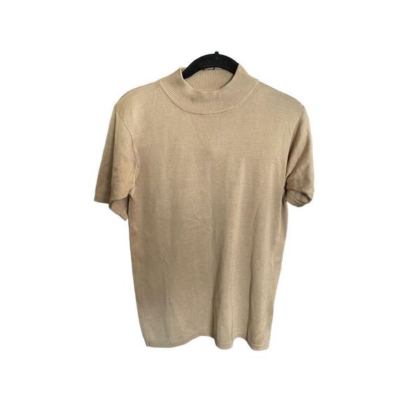 Ryan Harris, women’s 100% silk short sleeve lightweight sweater med - Picture 2 of 5